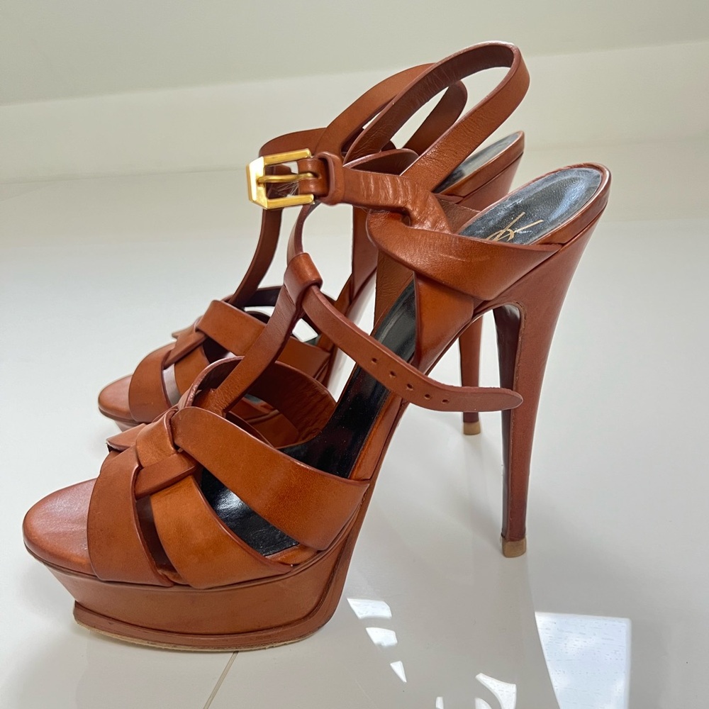 YSL Tribute Platform Sandals